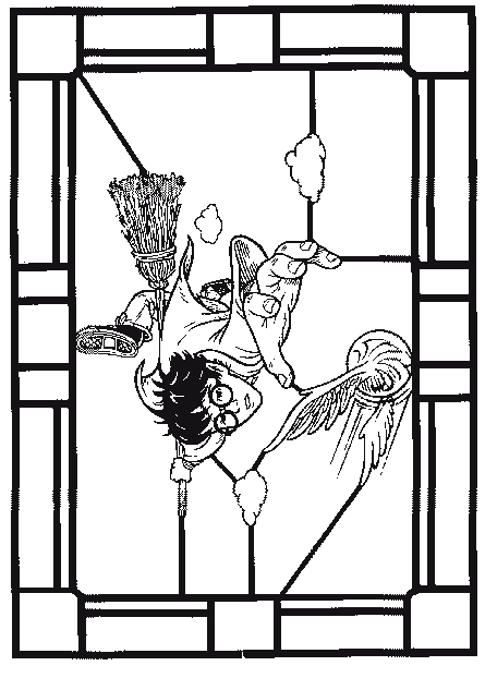 Plansa de colorat cu Harry Potter 43 142
